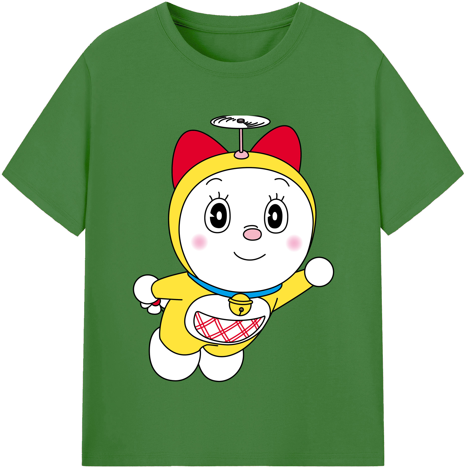 （画像用） ドラえもん ドラミ Doraemon Dorami レディースカジュアルプリントTシャツ（綿100％）